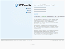 Tablet Screenshot of portal.solutionary.com